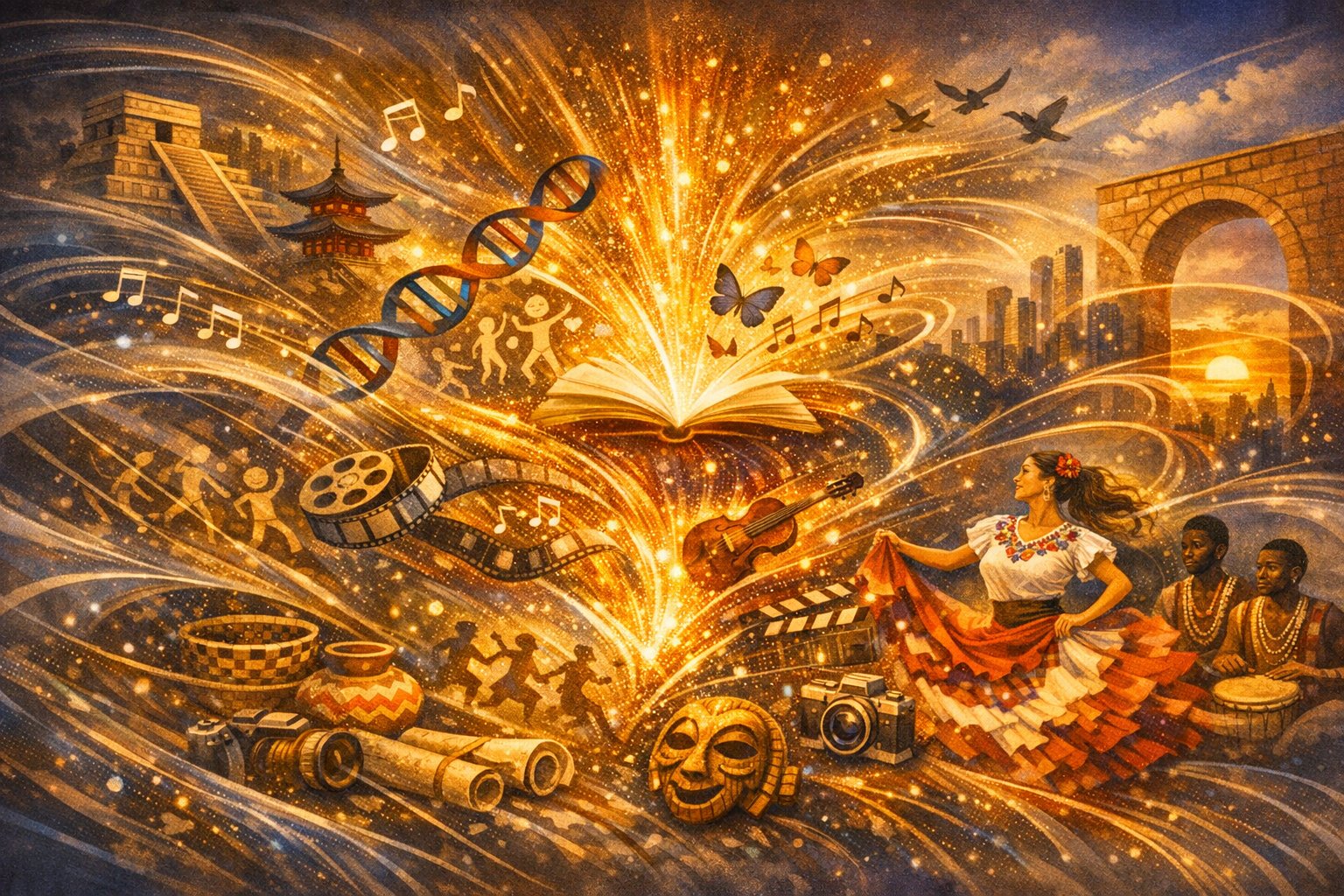 Energy flowing in all directions